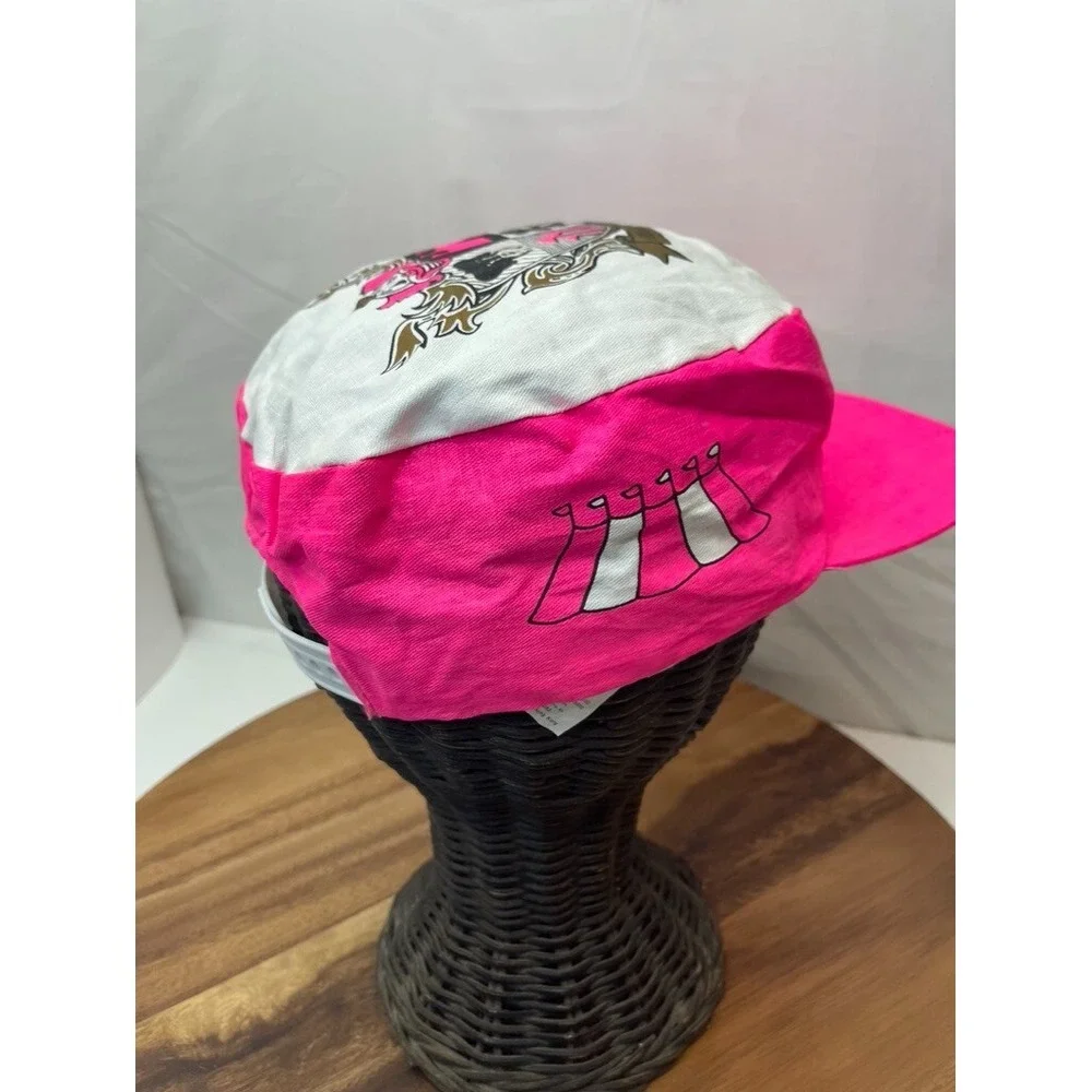 Vintage Circus Circus Hat Cap Las Vegas‎ Reno Designer Pro Pink Painters
